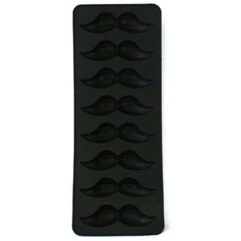 Accoutrements Animewild Mustache Ice Cube Tray - 8 Slots - Image 1